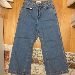 Wide leg jeans